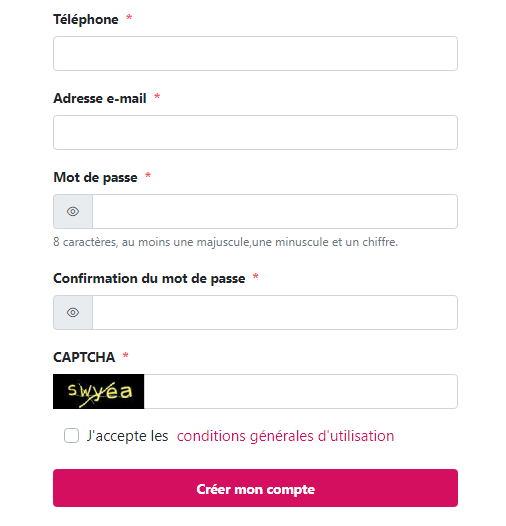 Créer un compte Placeminute Pro - Placeminute FAQ